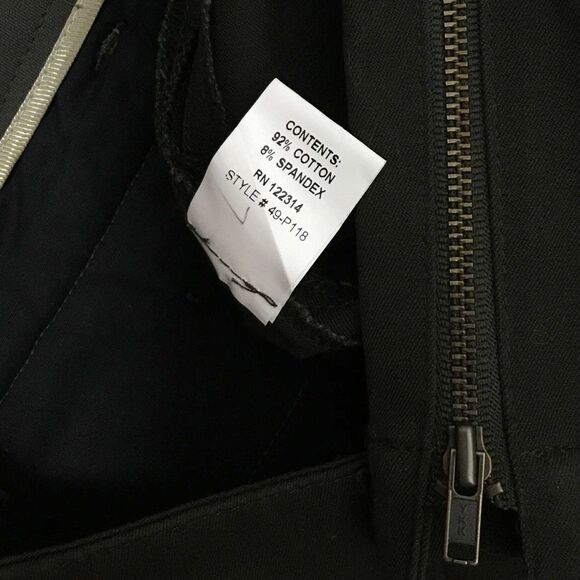 Peace of Cloth Military Brown Gorpcore Utility Side Zip Straight Leg Pants Sz 0 - Picture 7 of 8